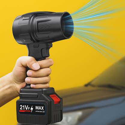 Ultra Power Car Jet Blower – Fast Drying, 2x Battery Pack